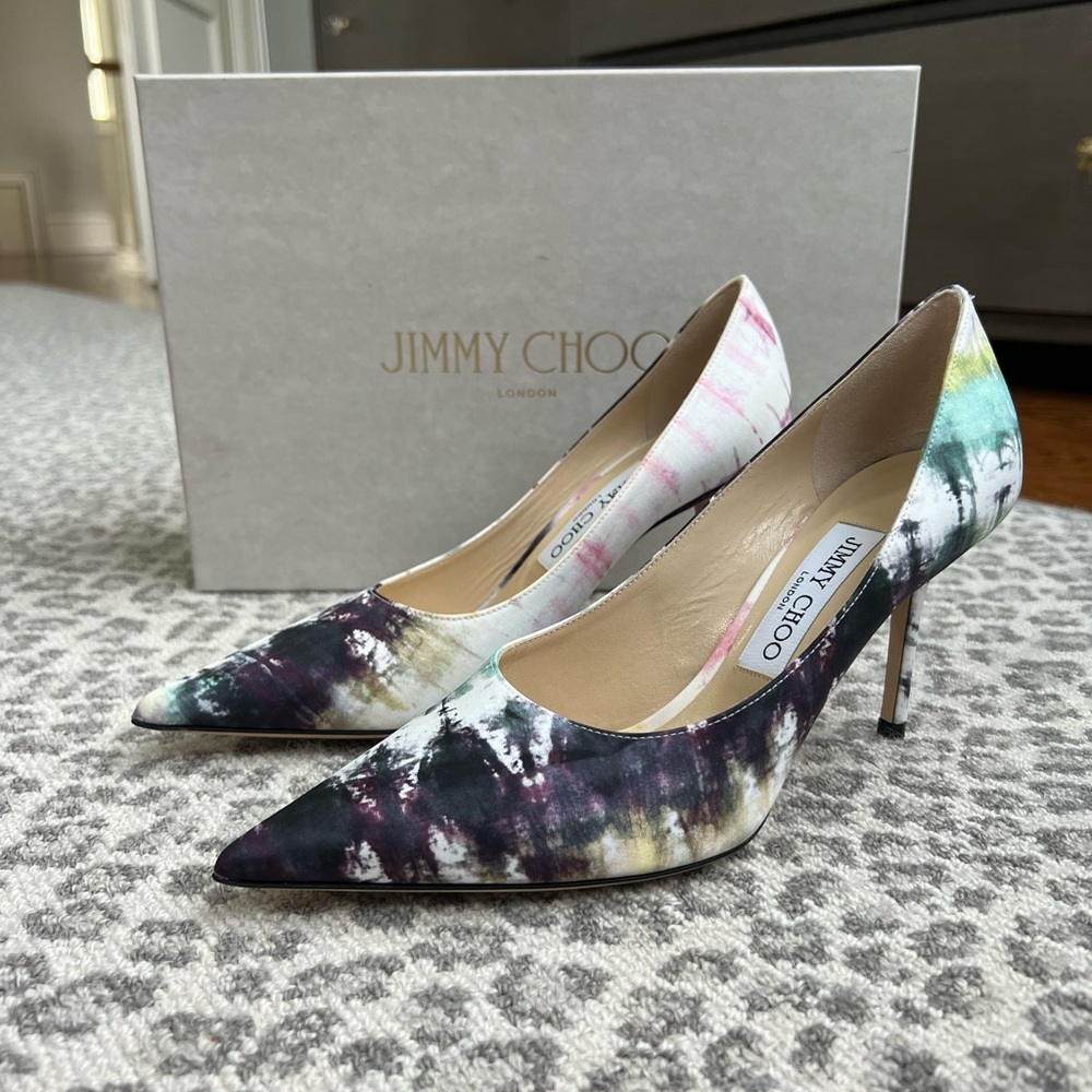 JIMMY CHOO Love 85 pump in tie dye/size 37